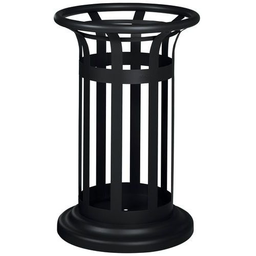 Corbeille 60 L Tulipe Vigipirate Gris Manganèse