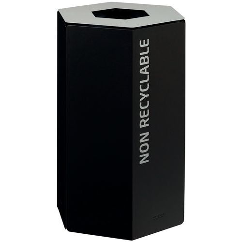 Corbeille 50 L Hexatri Sans Serrure Gris Manganèse / Gris