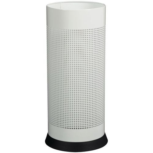 Porte-parapluies Kipso 28 L Perforé Blanc Signalisation