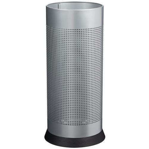 Porte-parapluies Kipso 28 L Perforé Gris Métal - Ral 9006