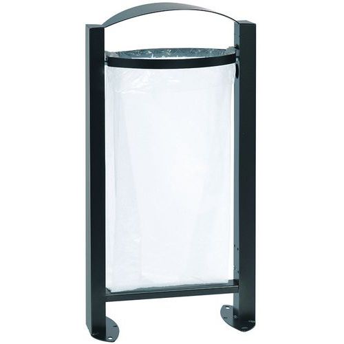 Corbeille Vigipirate 60 L Sur Pied Arkea Anthracite Mat