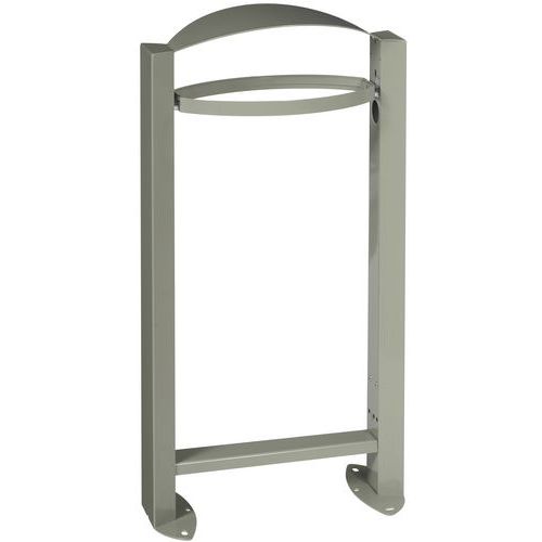 Corbeille Vigipirate 60 L Sur Pied Arkea Gris Ciment