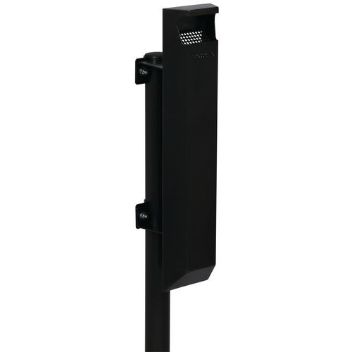 Cendrier 3 L Pour Poteau Arkea Sans Serrure Gris Manganèse