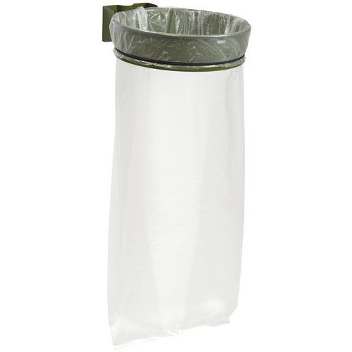 Support Sac Poubelle Mural Ecollecto Extreme Vert Olive