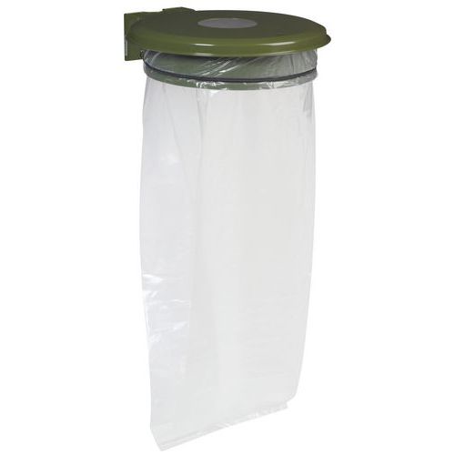 Support Sac Poubelle Mural Collectrap Essentiel Vert Olive