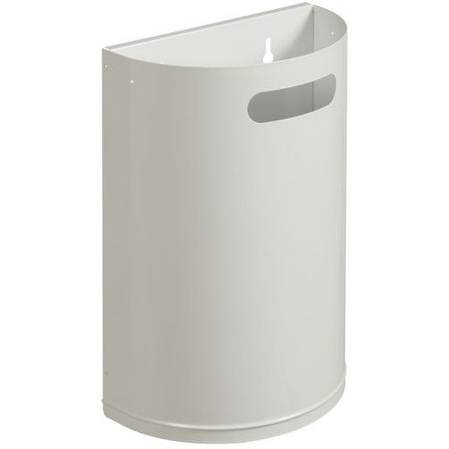 Rossignol Pro - Corbeille Murale Décrochable Arkea Essentiel 20L Blanc - Gestion Déchets Médicaux