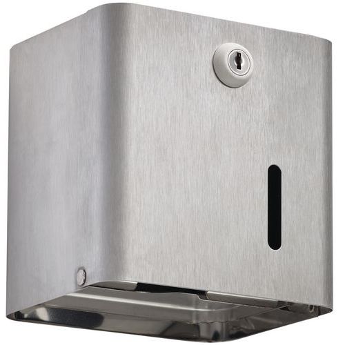 Distributeur Papier Toilette 2 Paquets / 1 Rouleau Axos Inox