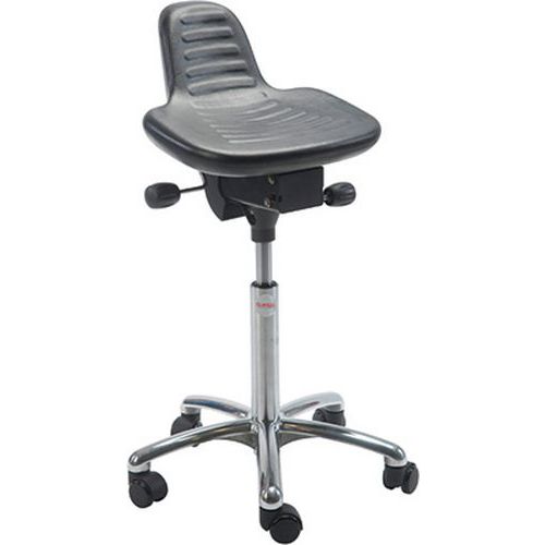 Tabouret Alu50 Vérin à Gaz-medium Assise Alfa