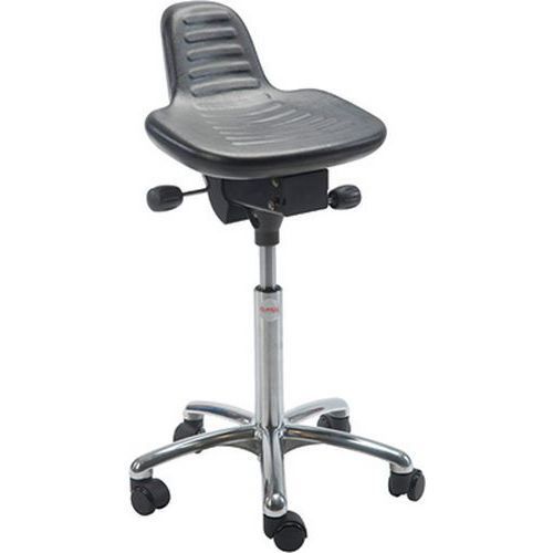 Tabouret Alu50 Vérin à Gaz-bas Assise Alfa