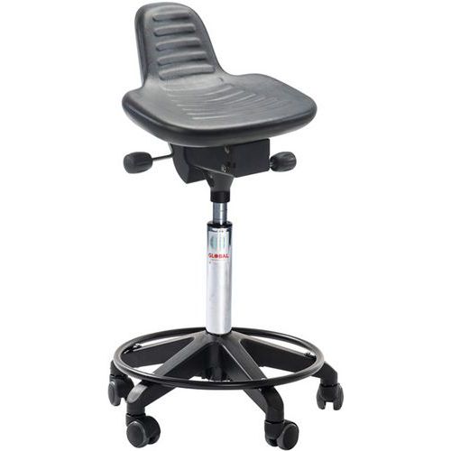 Tabouret Octopus Vérin à Gaz-medium Assise Alfa