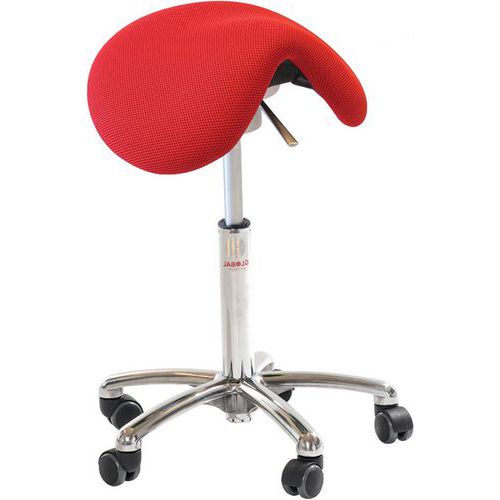Tabouret Vérin à Gaz-bas Dalton 3d Rouge