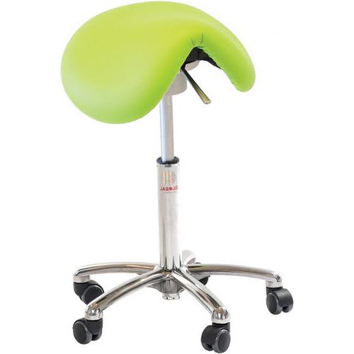 Tabouret Vérin à Gaz-haut Dalton Imitation Cuir Vert