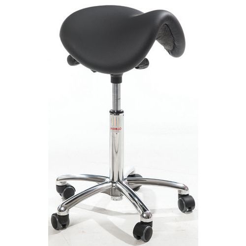 Tabouret Vérin à Gaz-medium Dalton Imitation Cuir Noir