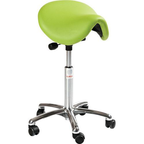 Tabouret Vérin à Gaz-medium Dalton Imitation Cuir Vert