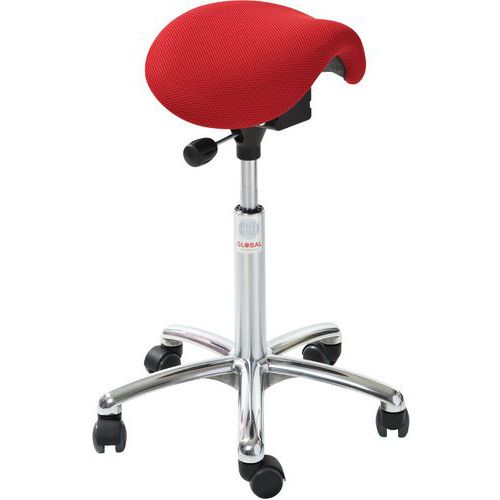 Tabouret Vérin à Gaz-haut Mini 3d Rouge