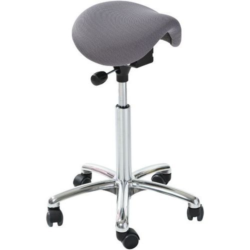 Tabouret Vérin à Gaz-haut Mini 3d Gris