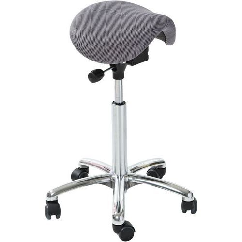 Tabouret Vérin à Gaz-medium Mini 3d Gris