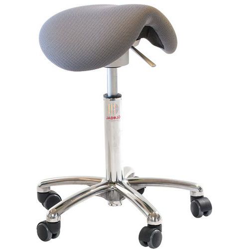 Tabouret Vérin à Gaz-haut Mini 3d Gris Flexmatic