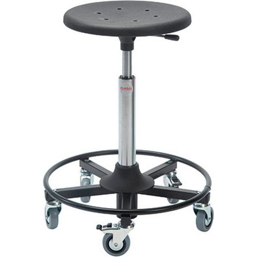 Tabouret à Roulettes Vérin à Gaz-medium Assise Sigma