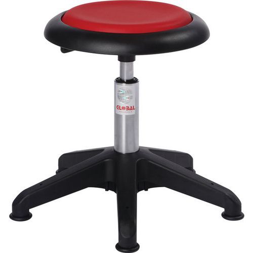 Tabouret Octopus Vérin à Gaz-medium Assise Micro
