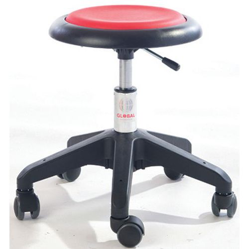 Tabouret Octopus Vérin à Gaz-medium Assise Micro