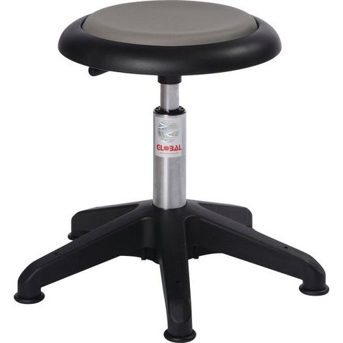 Tabouret Octopus Vérin à Gaz-medium Assise Micro