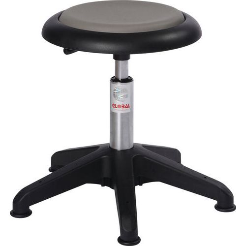 Tabouret Octopus Vérin à Gaz-bas Assise Micro