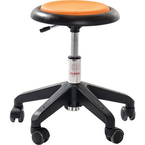 Tabouret Octopus Vérin à Gaz-medium Assise Micro