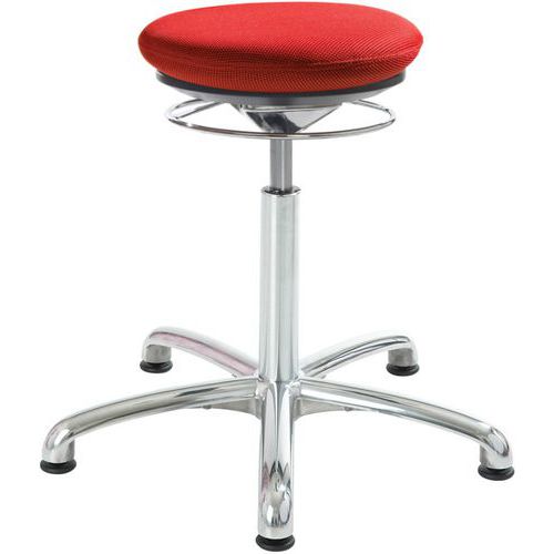 Tabouret Pilates Vérin à Gaz-bas 3d Rouge Base Aluminium