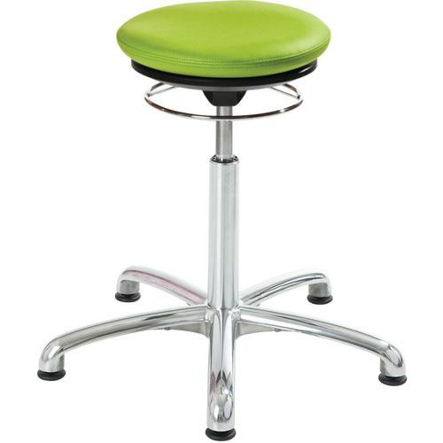 Tabouret Pilates Vérin à Gaz-medium Imitation Cuir Vert
