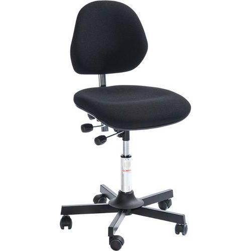 Siège Aktiv Vérin à Gaz-medium Assise-dossier Tissu Noir