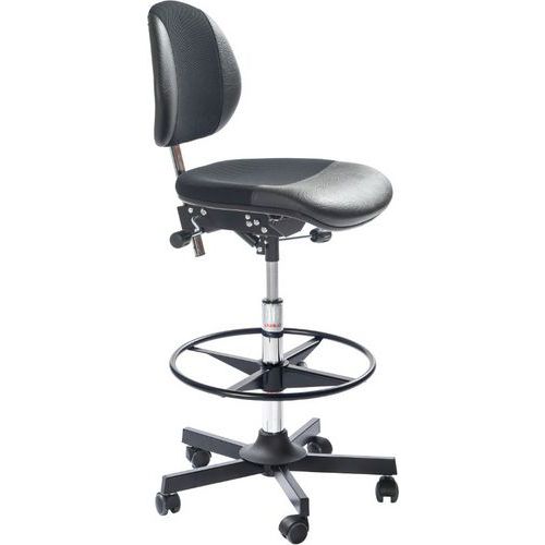 Siège Aktiv Duo Vérin à Gaz-haut Ambla Noir-3d Noir