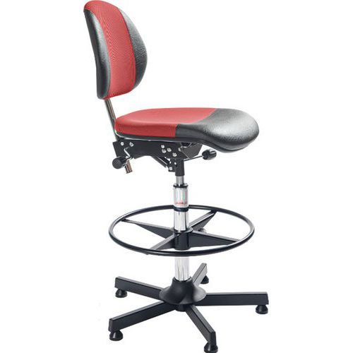 Siège Aktiv Duo Vérin à Gaz-haut Ambla-3d Rouge