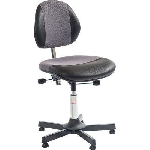 Siège Aktiv Duo Vérin à Gaz-medium Ambla Noir-3d Gris