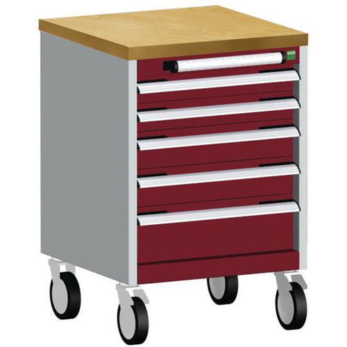 Bott 1 Armoire à Tiroirs Roulante Cubio Slr-556-5.1 - Bott