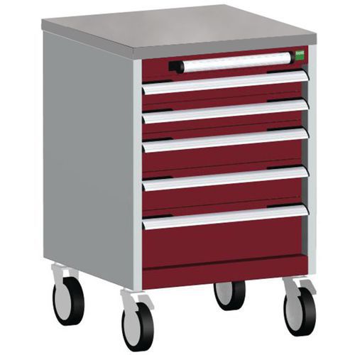 Bott 1 Armoire à Tiroirs Roulante Cubio Slr-556-5.1 - Bott