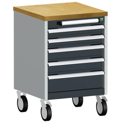 Bott 1 Armoire à Tiroirs Roulante Cubio Slr-556-5.1 - Bott