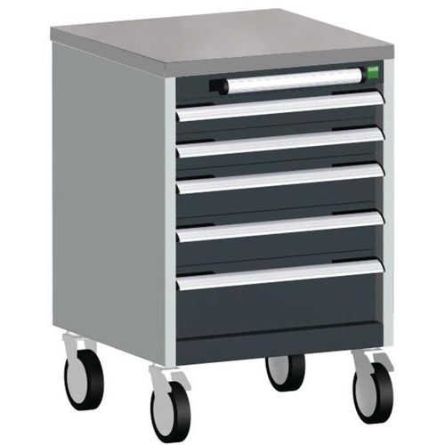 Bott 1 Armoire à Tiroirs Roulante Cubio Slr-556-5.1 - Bott