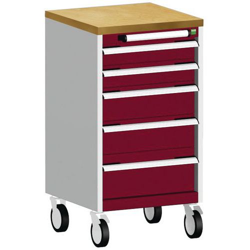 Bott 1 Armoire à Tiroirs Roulante Cubio Slr-557-5.3 - Bott