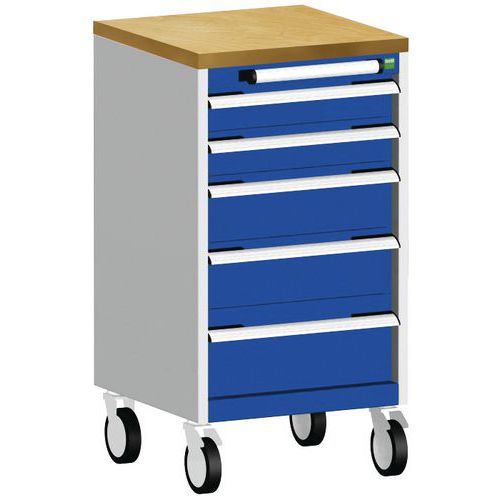 Bott 1 Armoire à Tiroirs Roulante Cubio Slr-557-5.3 - Bott