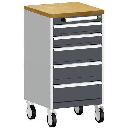 Bott 1 Armoire à Tiroirs Roulante Cubio Slr-557-5.3 - Bott