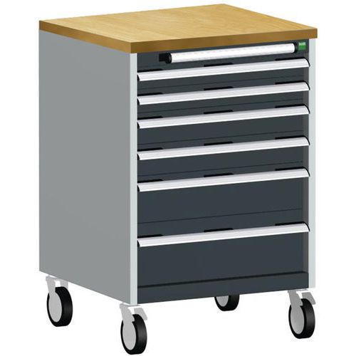 Bott 1 Armoire à Tiroirs Roulante Cubio Slr-668-6.1 - Bott