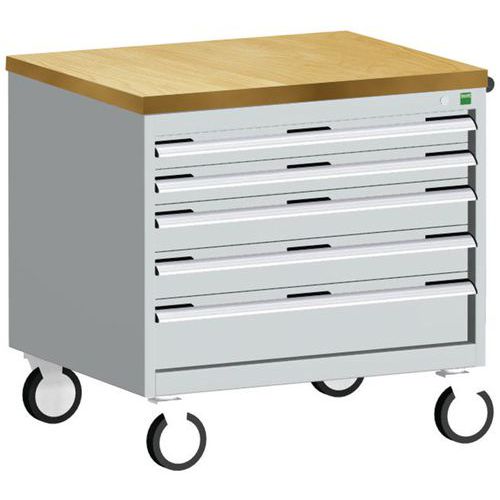 Bott 1 Armoire à Tiroirs Roulante Cubio Slr-866-5.3 - Bott