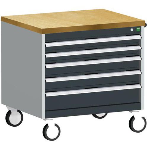 Bott 1 Armoire à Tiroirs Roulante Cubio Slr-866-5.3 - Bott