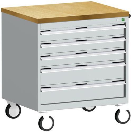 Bott 1 Armoire à Tiroirs Roulante Cubio Slr-867-5.3 - Bott