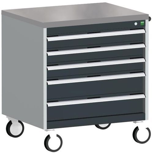 Bott 1 Armoire à Tiroirs Roulante Cubio Slr-867-5.3 - Bott