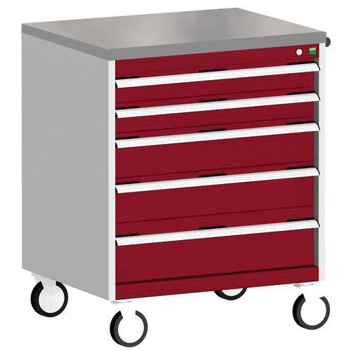 Bott 1 Armoire à Tiroirs Roulante Cubio Slr-868-5.1 - Bott