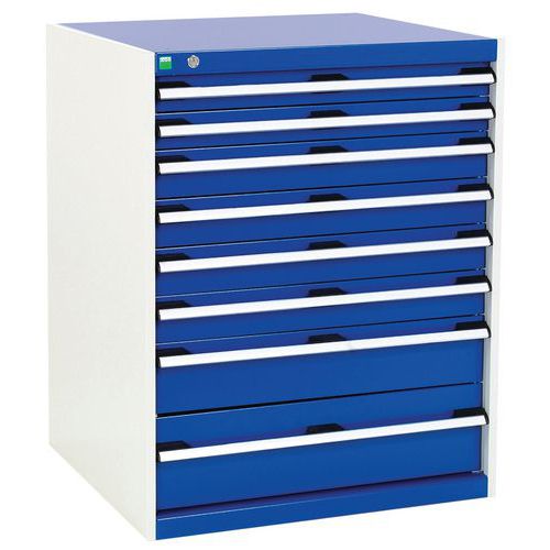 Bott 1 Armoire D'atelier à Tiroirs Cubio Sl-8710-8.3 - Bott