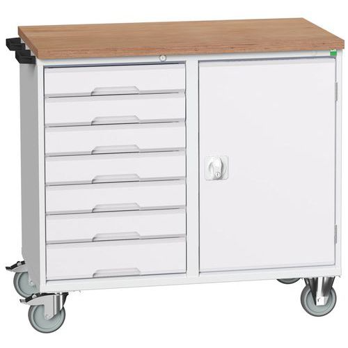 Bott 1 Ã‰tabli Mobile Verso Avec Tiroirs Et Portes 1050x600x980mm_bott