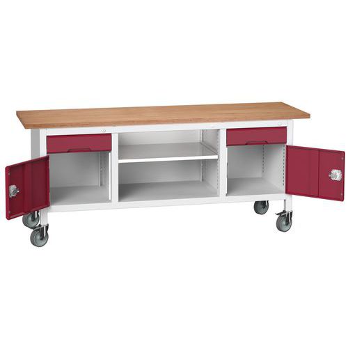 Bott 1 Etabli Monobloc Roulant Verso 2000 X 600 M31 - Bott